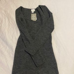 H&M grey sweater dress